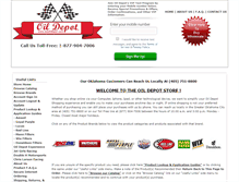 Tablet Screenshot of myoildepot.com